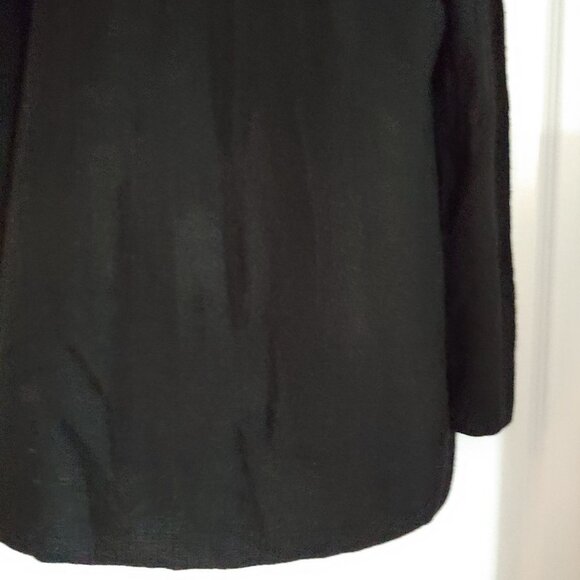 41 Hawthorne Women Black Cashmere Pullover  Quiet Luxury Minimalist  1X - Picture 5 of 8